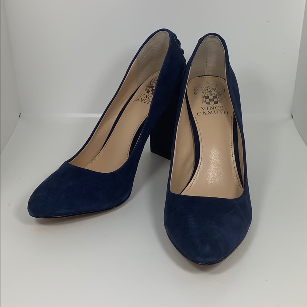 Vince Camuto Dallan Navy Haze True Suede 8.5M